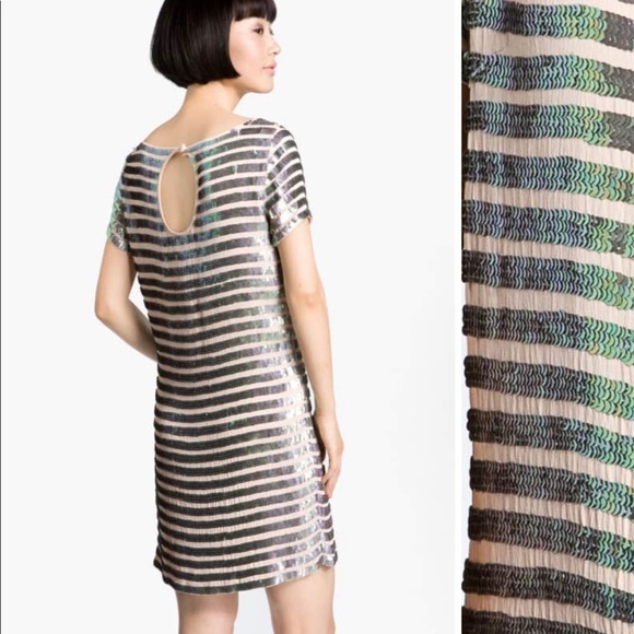 French Connection Fast Eden Sequins dress - Picture 3 of 5